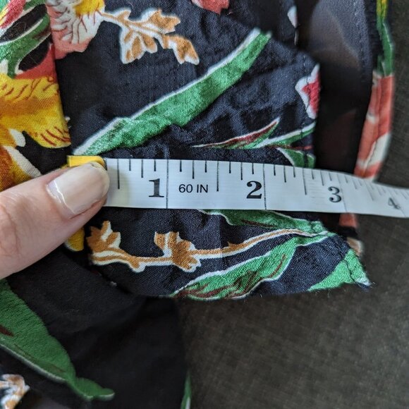 Revolve Privacy Please Floral Leon Cold Shoulder Romper Dark Iris - Picture 9 of 11